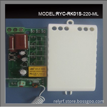220 Volts Learning Single Wireless Remote Control Switch (RYC-RK01S-220ML)